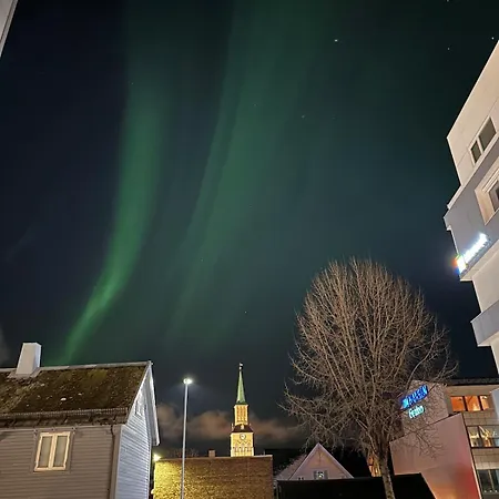 公寓 Northern Lights Modern Urban Gem 特罗姆瑟